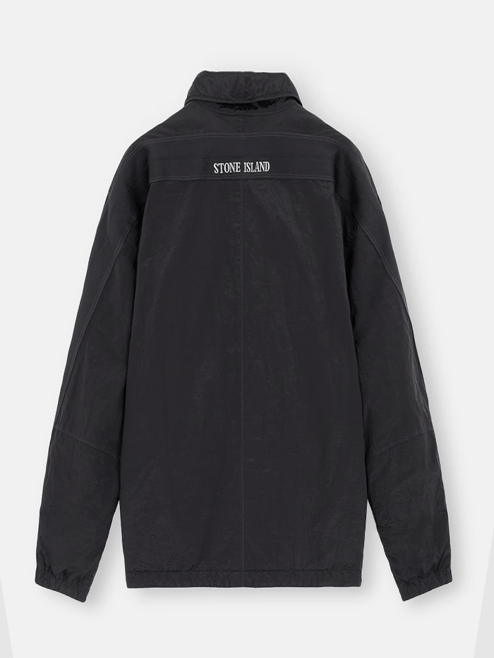 STONE ISLAND Men’s Metal Econyl Overshirt Jacket Black