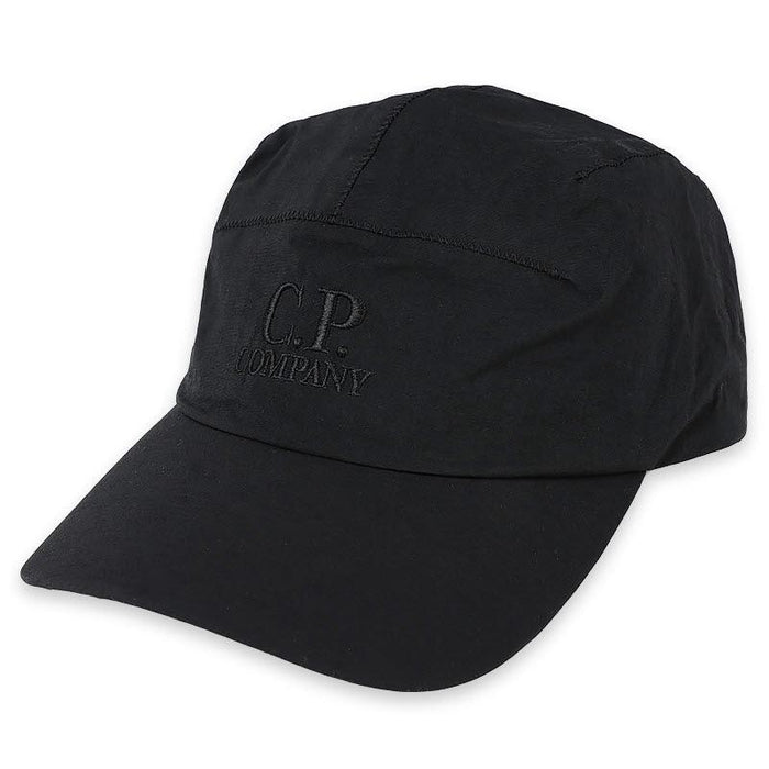 CP Company Embroidered Logo String Strap Baseball Cap Bla 20CMAC049A 110188G 999