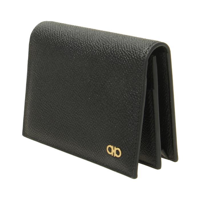 Ferragamo Gancini Leather Card Holder 66 1665 0784673