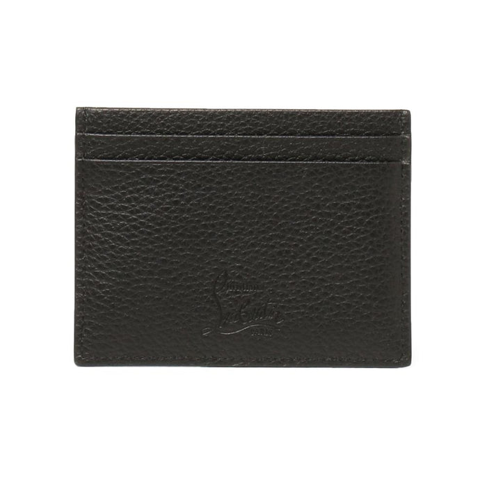 Christian Louboutin Kios Spike Logo Card Holder Black