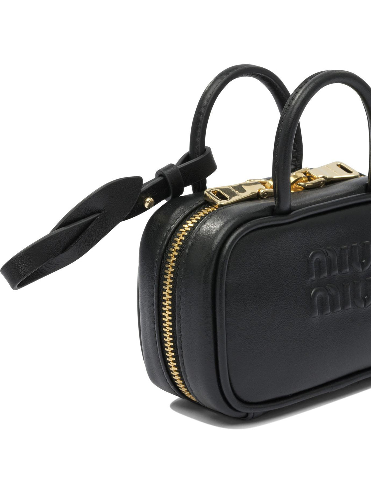 Miu Miu Leather Tote Bag Keyring