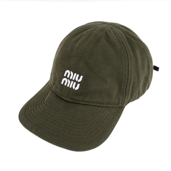 Miu Miu Denim Baseball Cap Navy Unisex Accessory