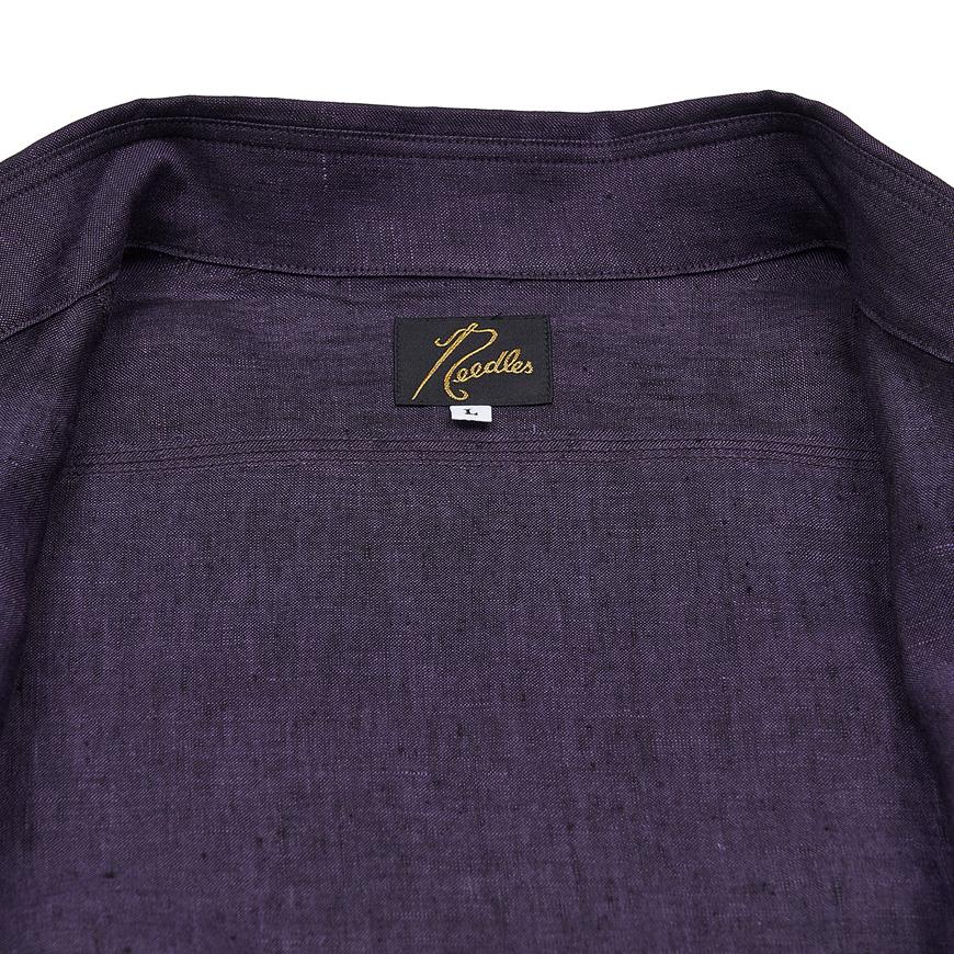 NEEDLES Men’s Chambray Work Shirt Long Sleeve QV291B PURPLE