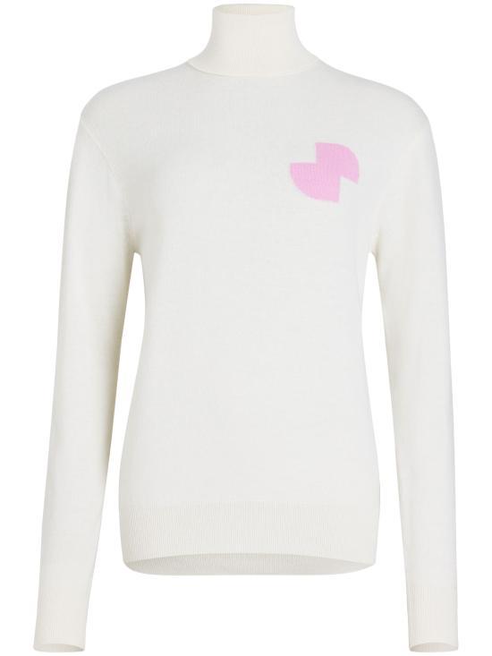 PATOU Black Wool Turtleneck Sweater KN1838041001