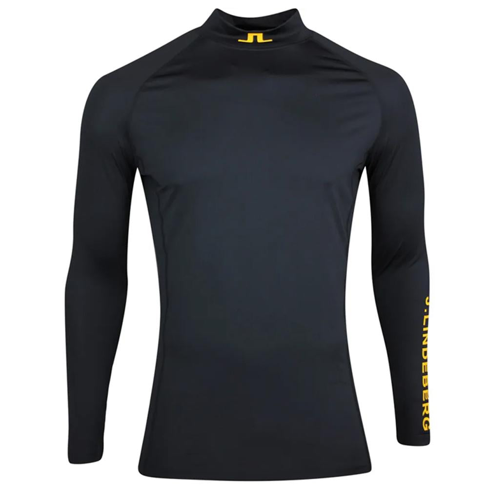 J LINDEBERG AELLO Logo High Neck T-Shirt Black Men’s