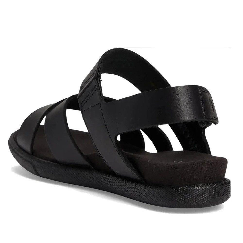 ecco Samara Leather Sandals Women Black