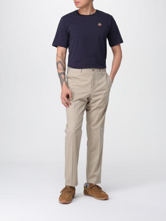 BALLY Short Sleeve T-Shirt for Men MJE0AYCO318U546 NAVY DOM