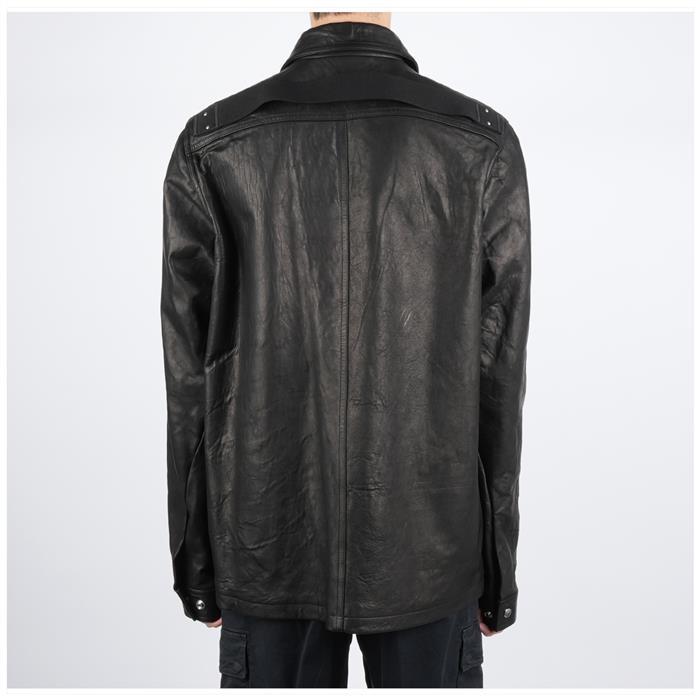 Rick Owens Brad Leather Zip Jacket RU01E5764 LNV 09