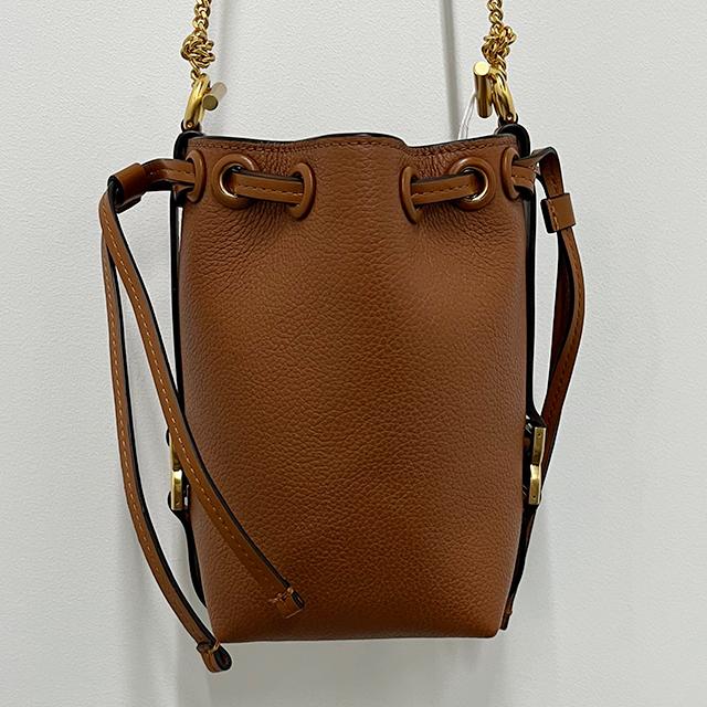 Chloe Marc ie Micro Bucket Bag Leather Shoulder Bag Beige