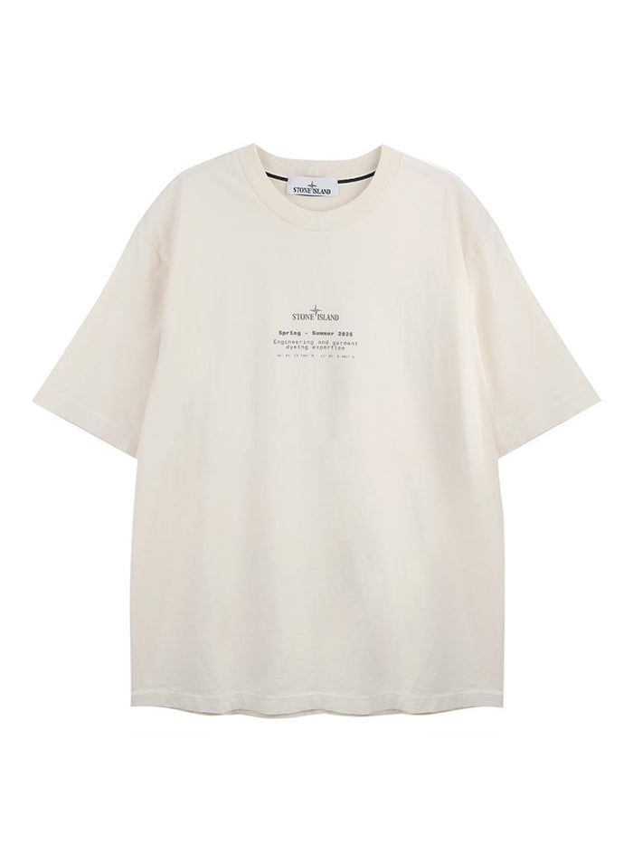 STONE ISLAND Print Regular Fit T-Shirt Navy Cotton Men' L1S152100001 S0285 V0093