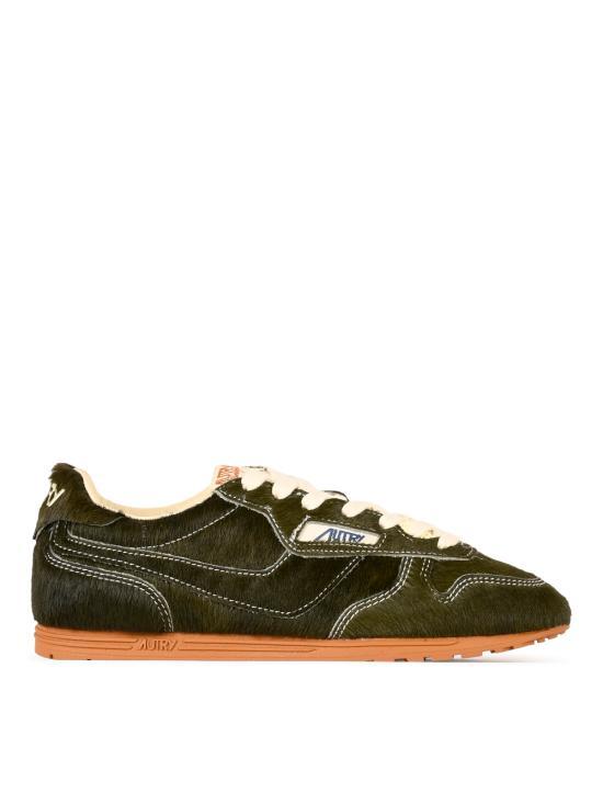 AUTRY Windspin Leather Sneakers Women’s White WSLW BN05 MILITARY DOM