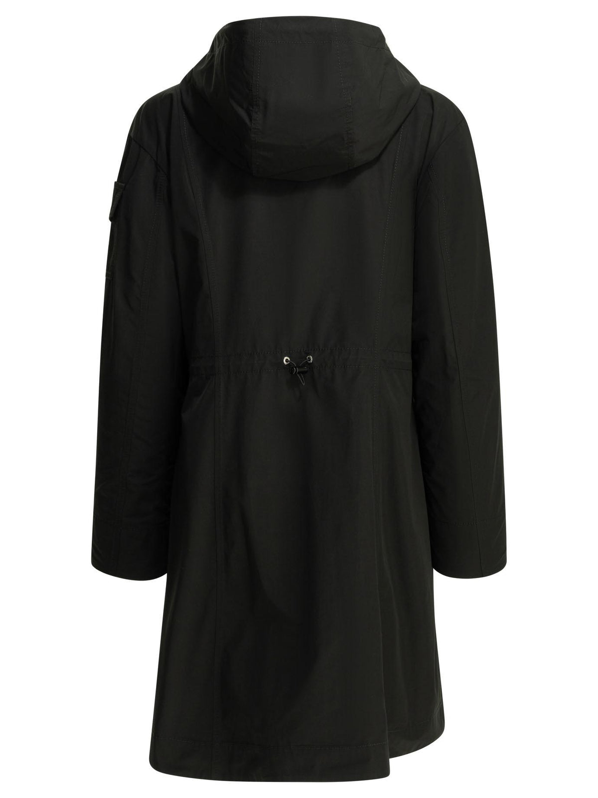 Moncler Black Down Trench Coat