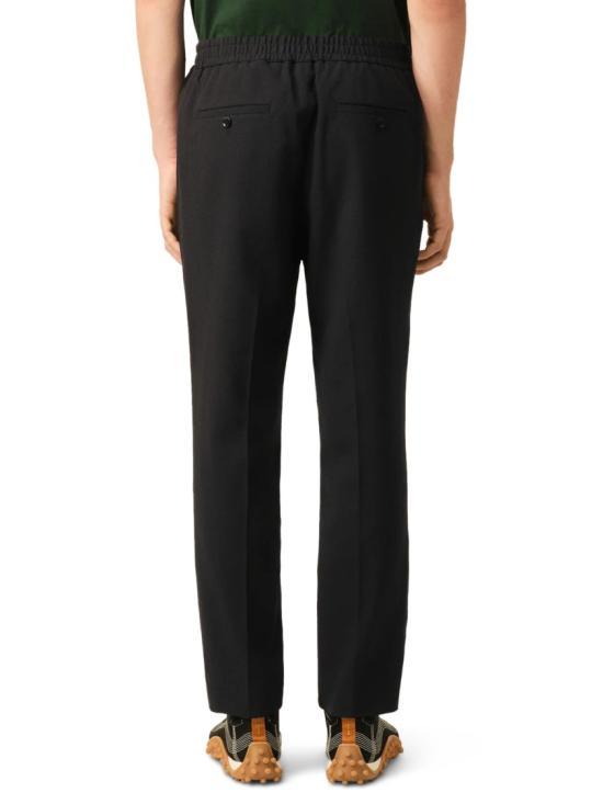 AMI Wool Suit Trousers for Men HTR226 WV0211 001 BLACK DOM