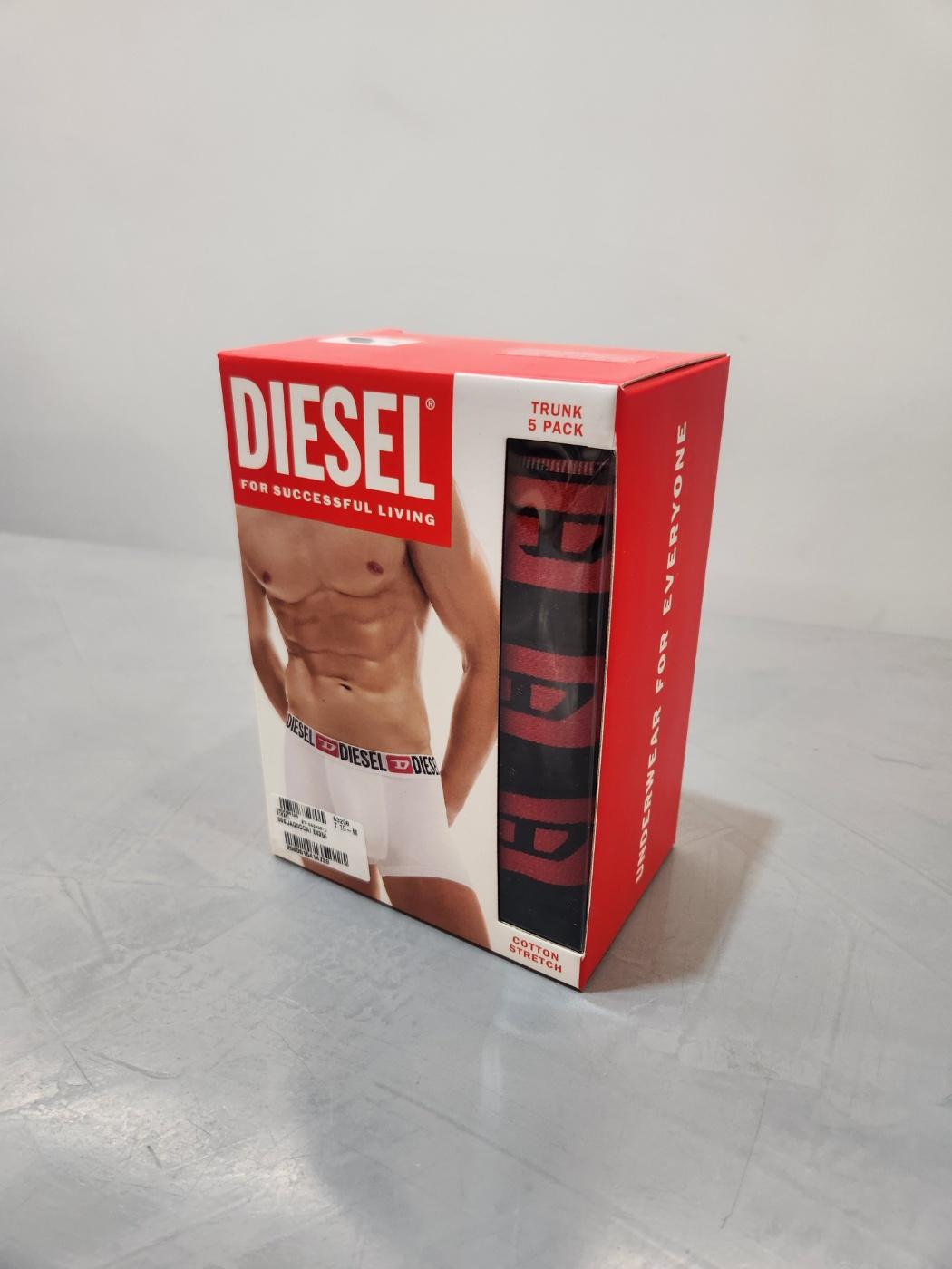 DIESEL Men’s 5-Pack Black Boxer Briefs Unde 00SUAG 0DDAI E4356 00SUAG0DDAI E4356