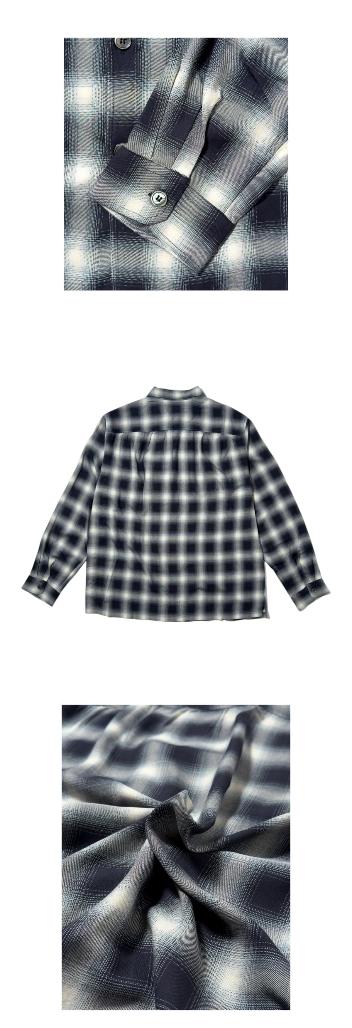 OUR LEGACY Viscose Overshirt Long Sleeve Shirt Black