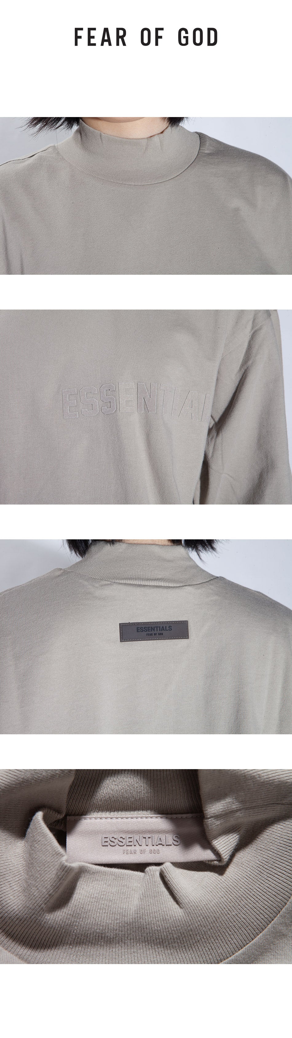 Fear of God Essentials Smoke Long Sleeve T-Shirt