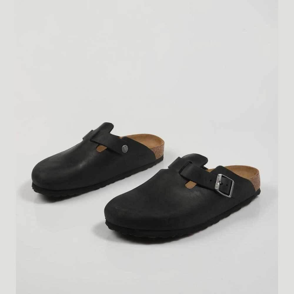 Birkenstock Boston Leather Clogs Men’s Slippers