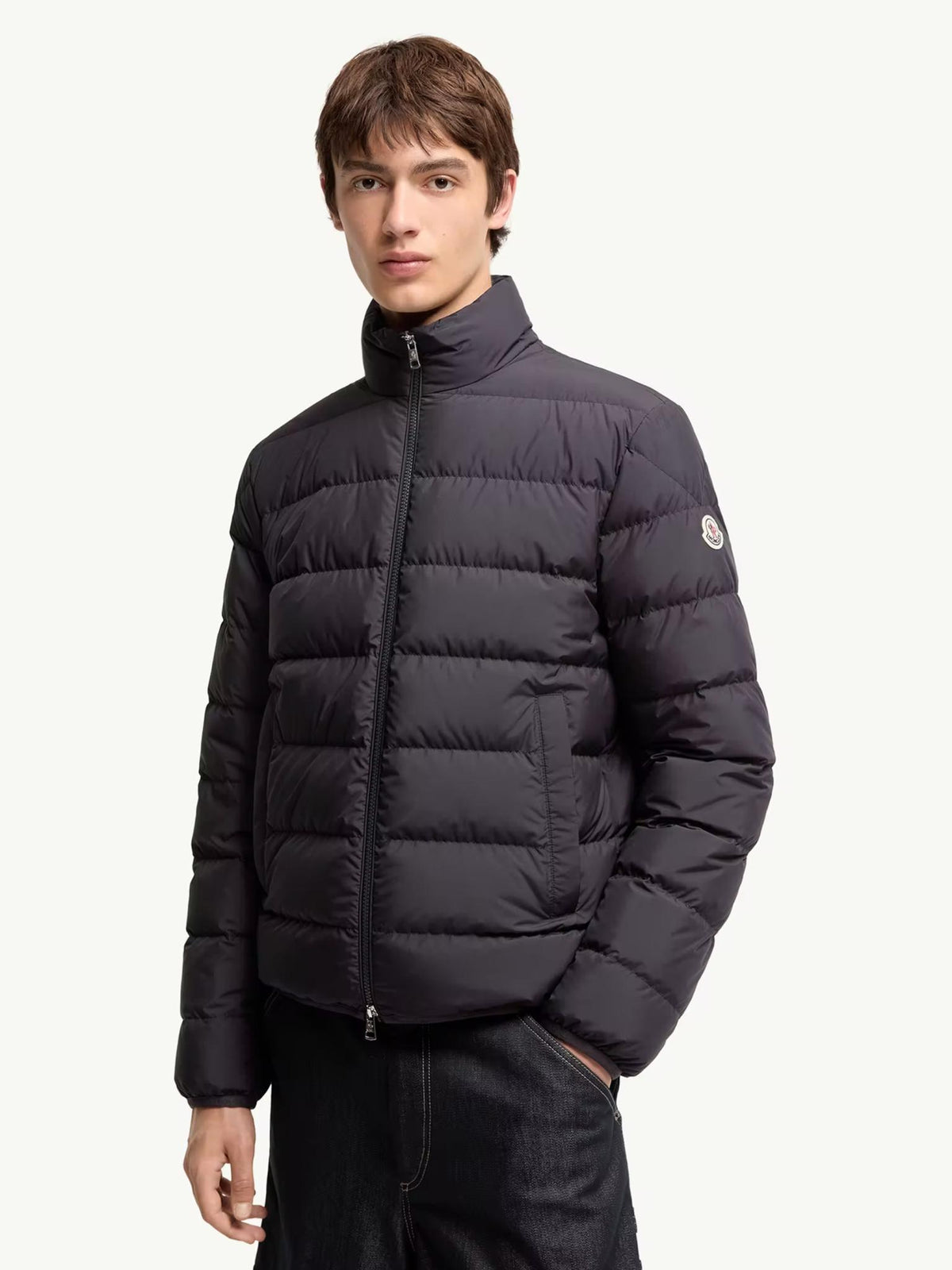 Moncler Navy Down Puffer Jacket for Men
