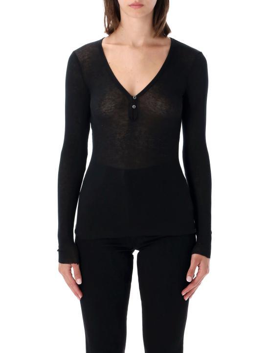 JAMES PERSE Black Long Sleeve Sweatshirt