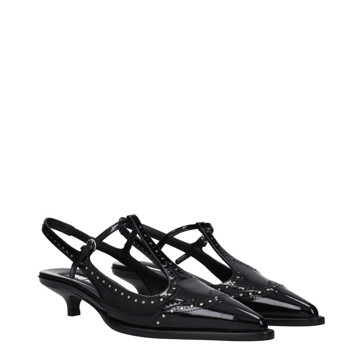 Miu Miu Leather Slingback Pumps