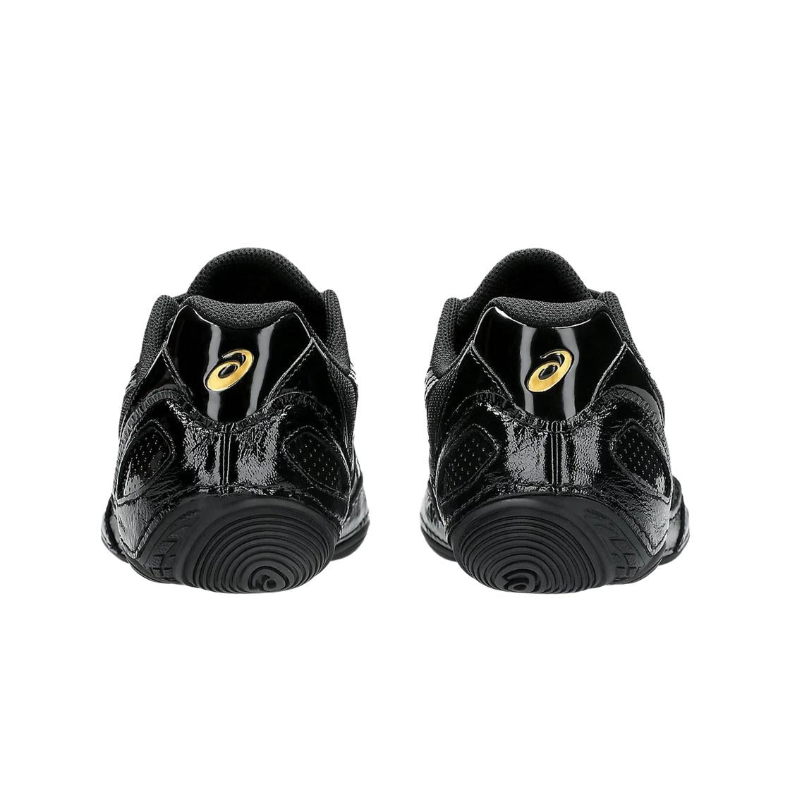 Asics Hypersync Black Patent Low-Top Sneakers Unisex 1203 B068
