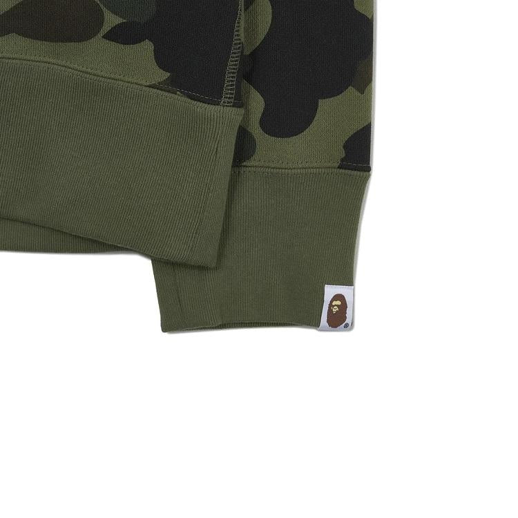 BAPE First Camo Shark Full Zip Hoodie Army Green