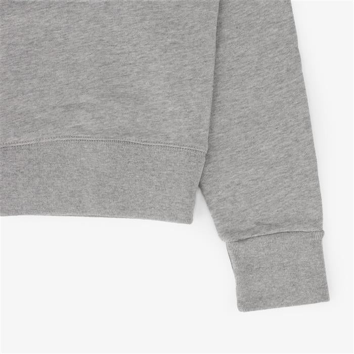 Maison Kitsune Parisien Vintage Unisex Sweatshirt Gray Cotton