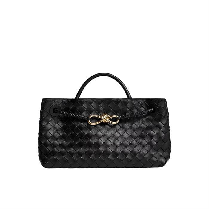 Bottega Veneta Small Andiamo Shoulder Bag Brown Leather