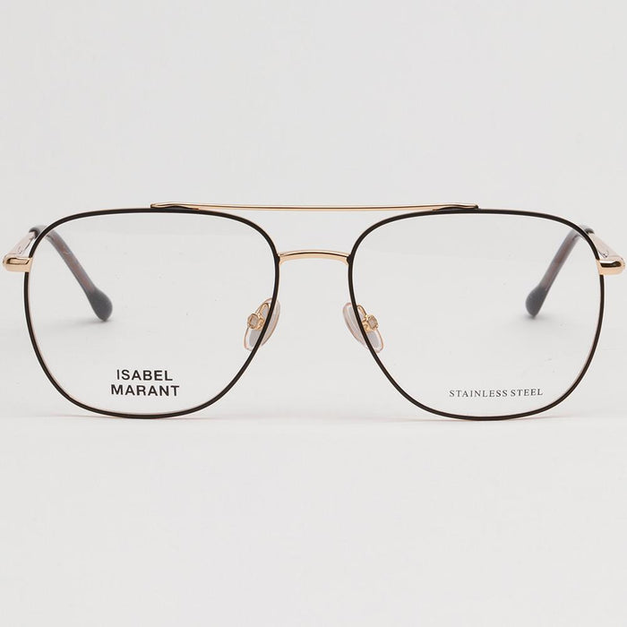 Isabel Marant Stainless Steel Double Bridge Eyeglass Frames Unisex IM0028 2M2