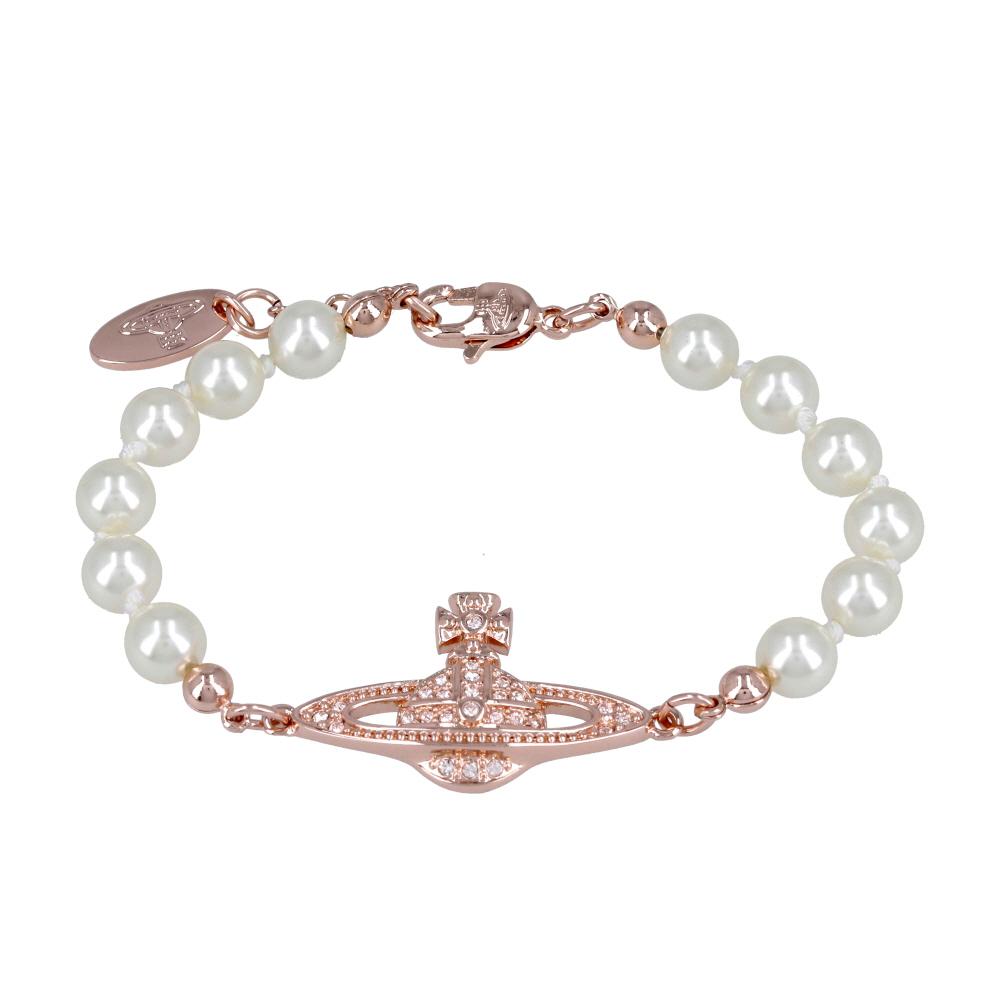 Vivienne Westwood Mini Pearl Bas Relief Women’s Bracelet 61030001 02G121
