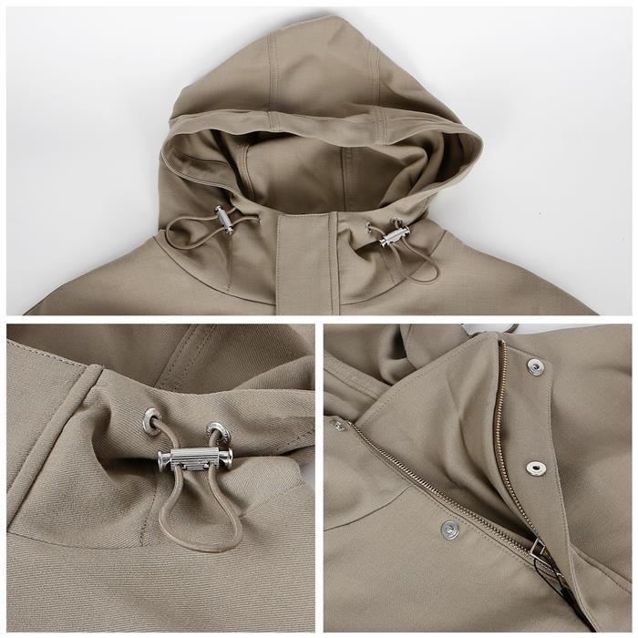 AMI Front Pocket Hooded Jacket UJK111 VI0007 2811