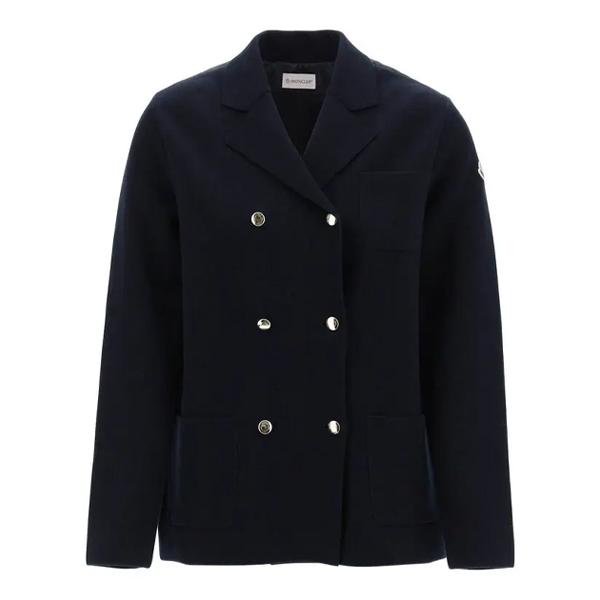 Moncler Women’s Double-Breasted Hybrid Padded Jacket Black