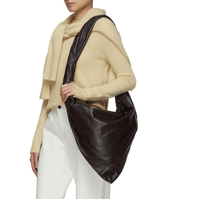 Lemaire Leather Scarf Shoulder Bag BG0157 LL0075 096