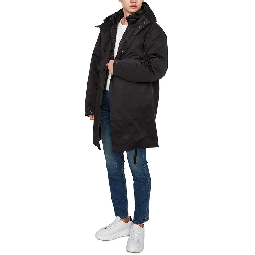 CP Company Men’s Puffer Jacket Black Down Coat