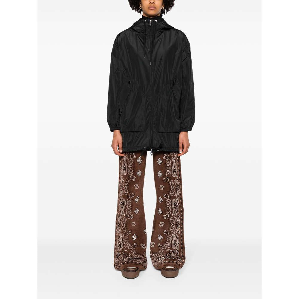 Moncler Melia Logo Patch Black Women’s Jacket