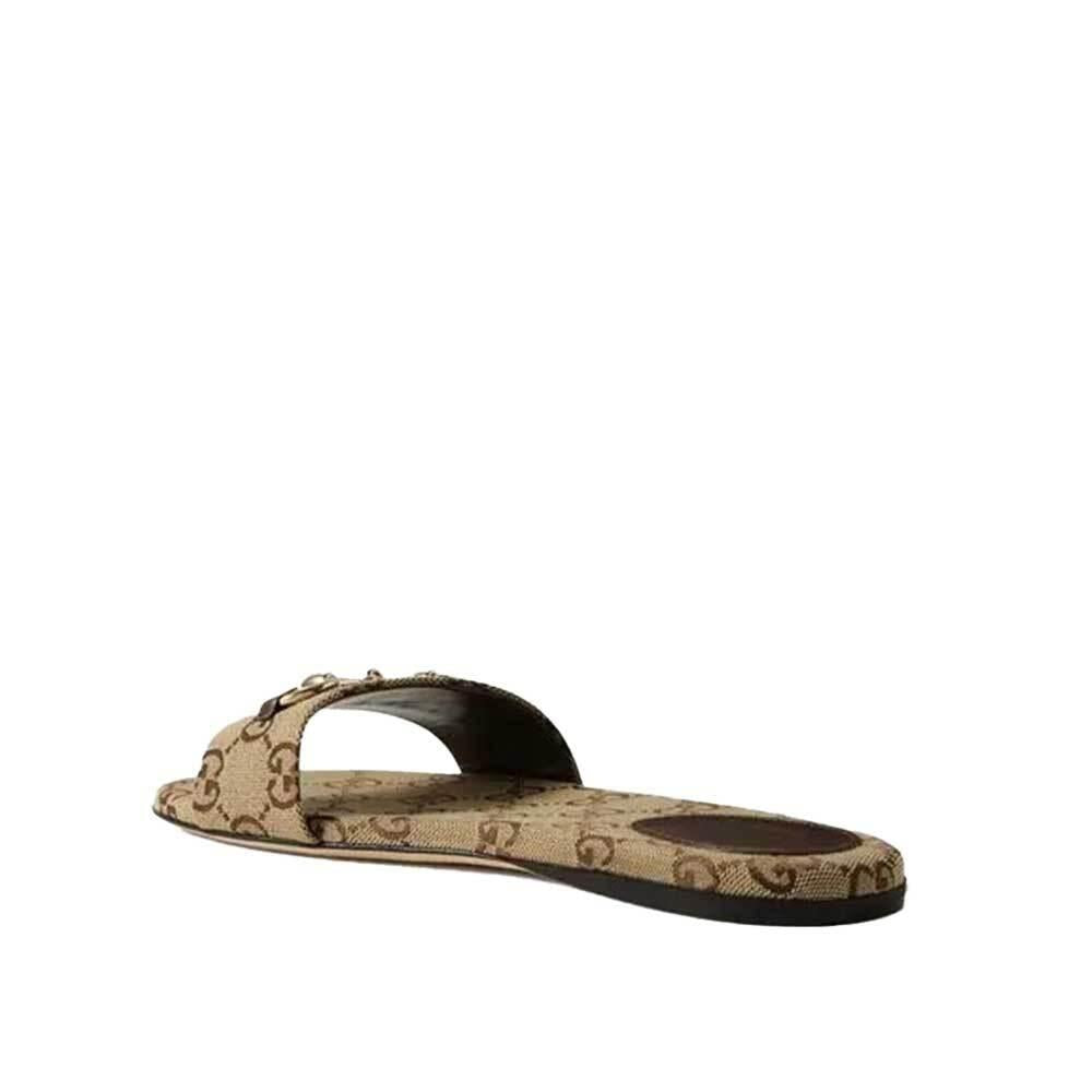 GUCCI Horsebit Leather Slide Sandals Women’s Slippers