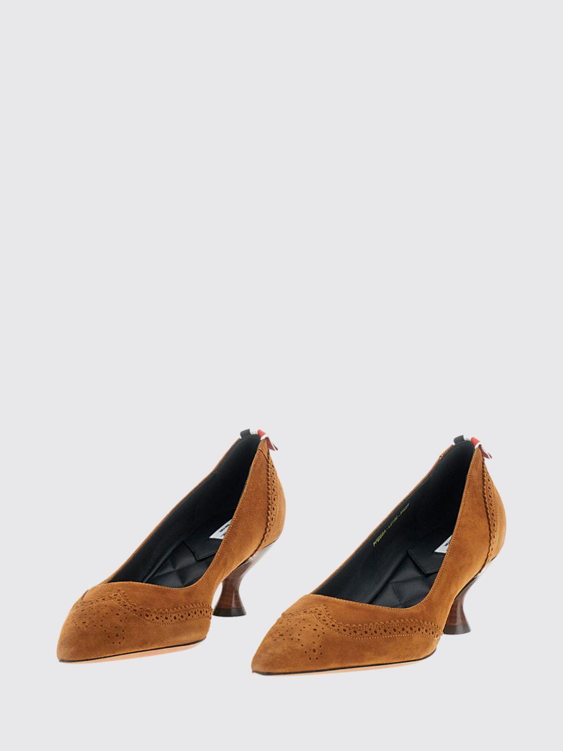 THOM BROWNE Leather Mary Jane Pumps Black Women’s Heels