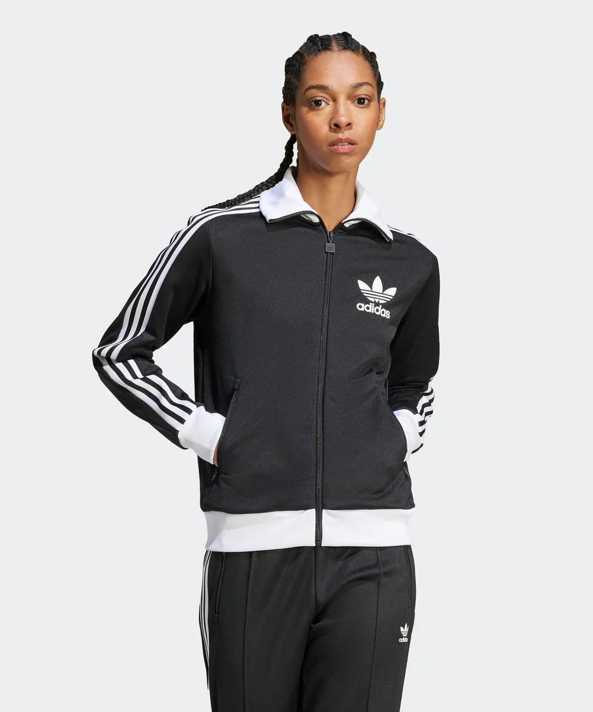 Adidas Originals Beckenbauer Track Top Black White Jacket IW3174