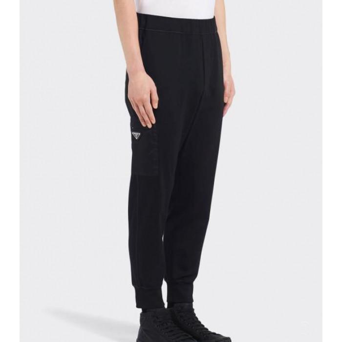 PRADA Men's Technical Pleated Pants UJP175 1YSZ F0002
