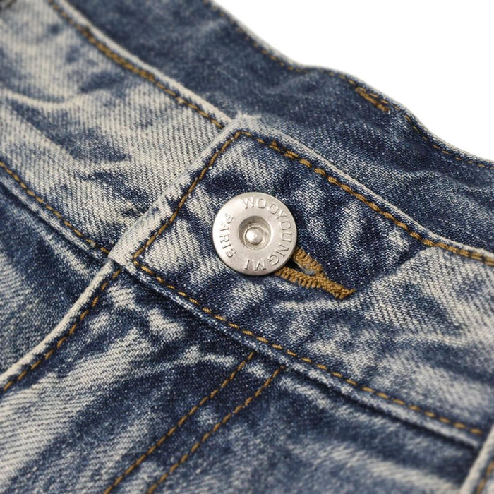 WOOYOUNGMI Corduroy Denim Shorts Men