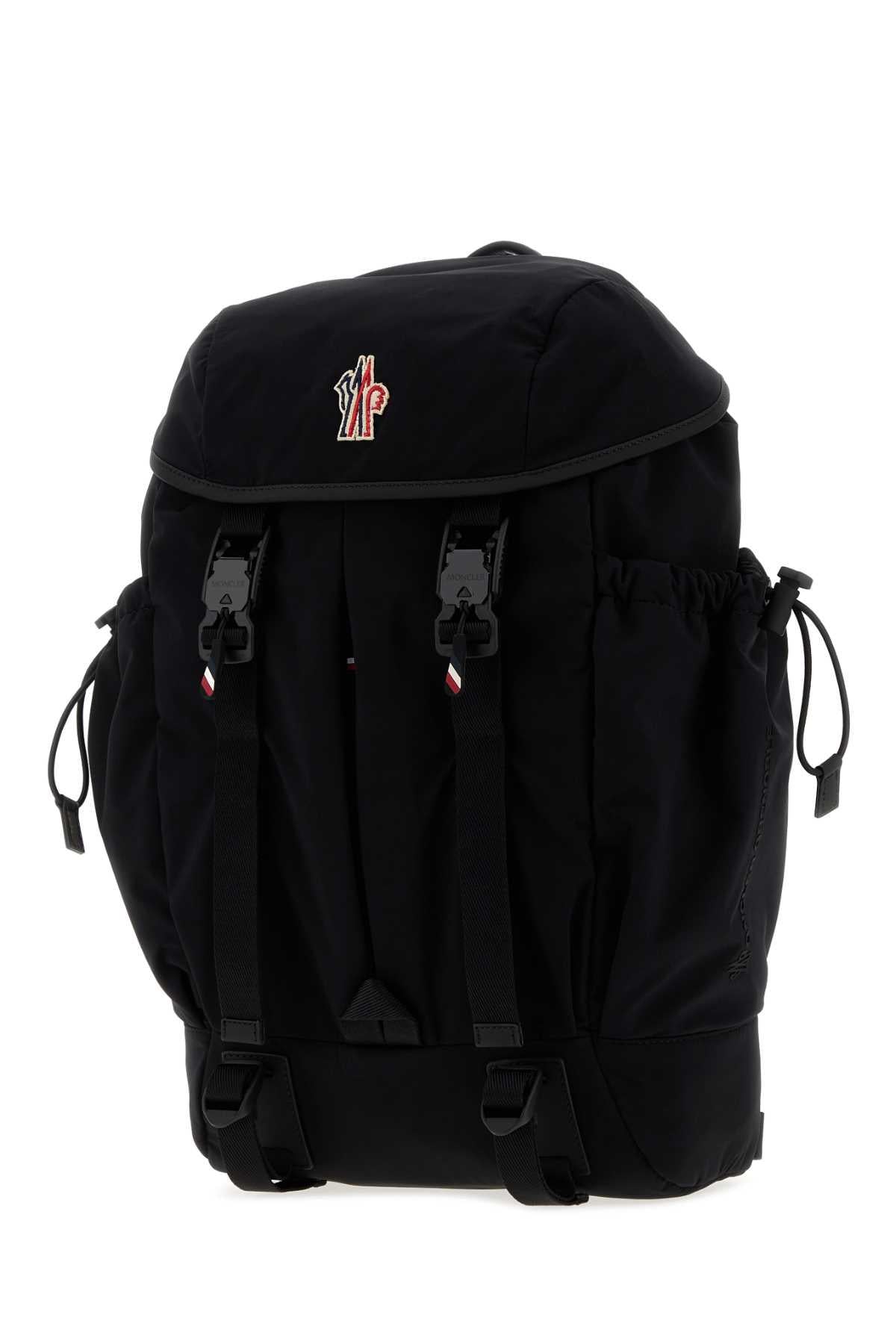 Moncler Black Nylon Backpack