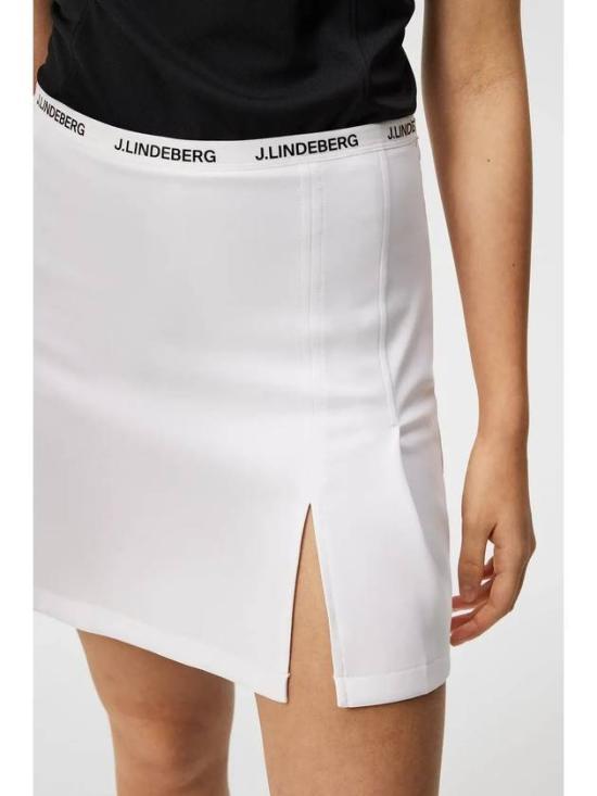 J LINDEBERG Women’s Short Skirt GWSD094700000 WHITE DOM