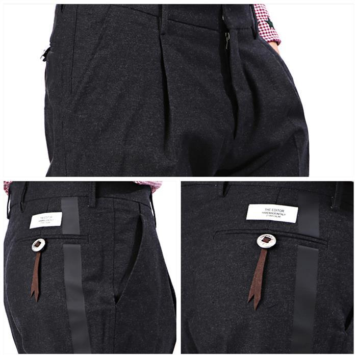 The Editor Taped Trim Slacks Men’s Classic Pants 3004 5301 89