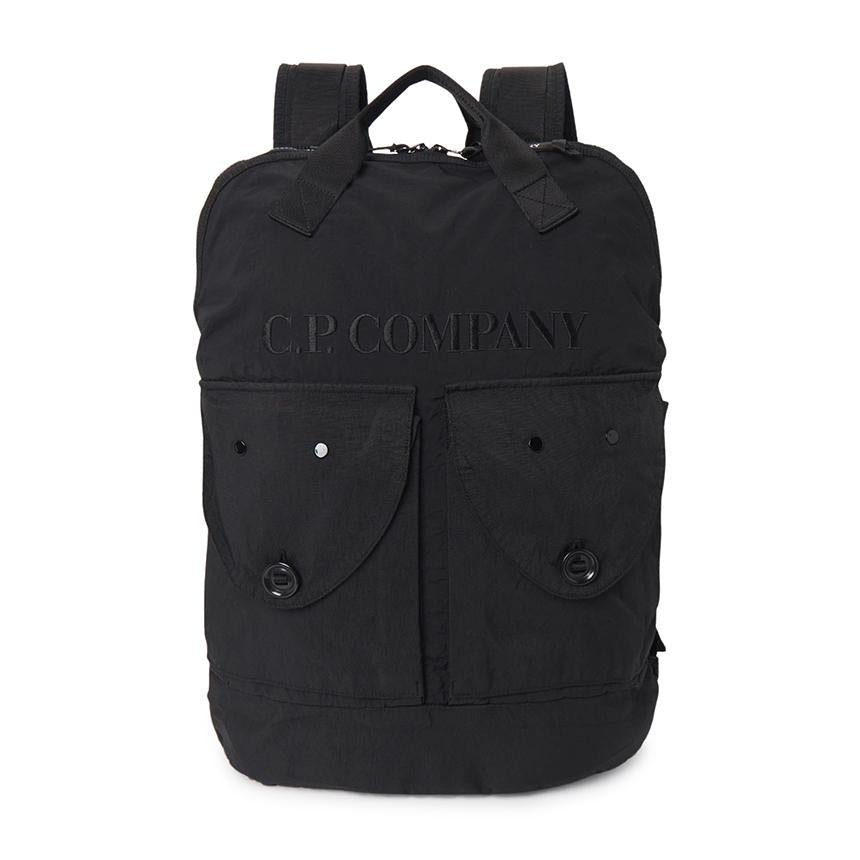 CP Company Men’s Nylon Backpack Black 20CMAC051A 110540M 999