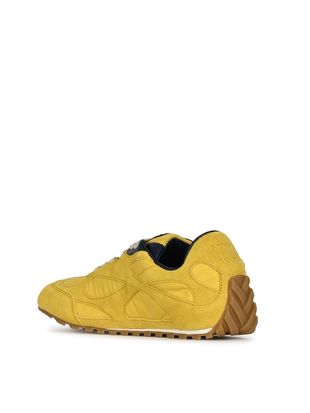 Bottega Veneta White Leather Low-Top Sneakers