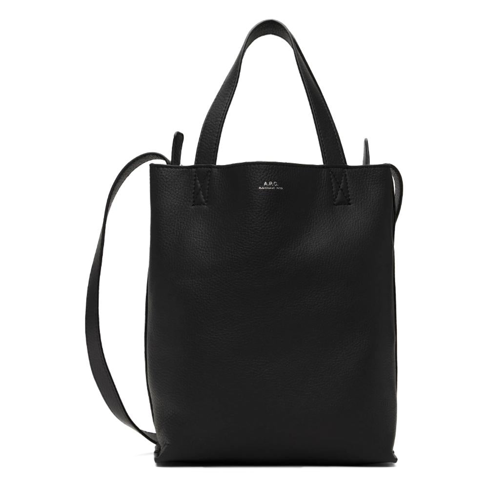 A.P.C. Black Canvas Myko Small Crossbody Tote Bag M61667 LZZ