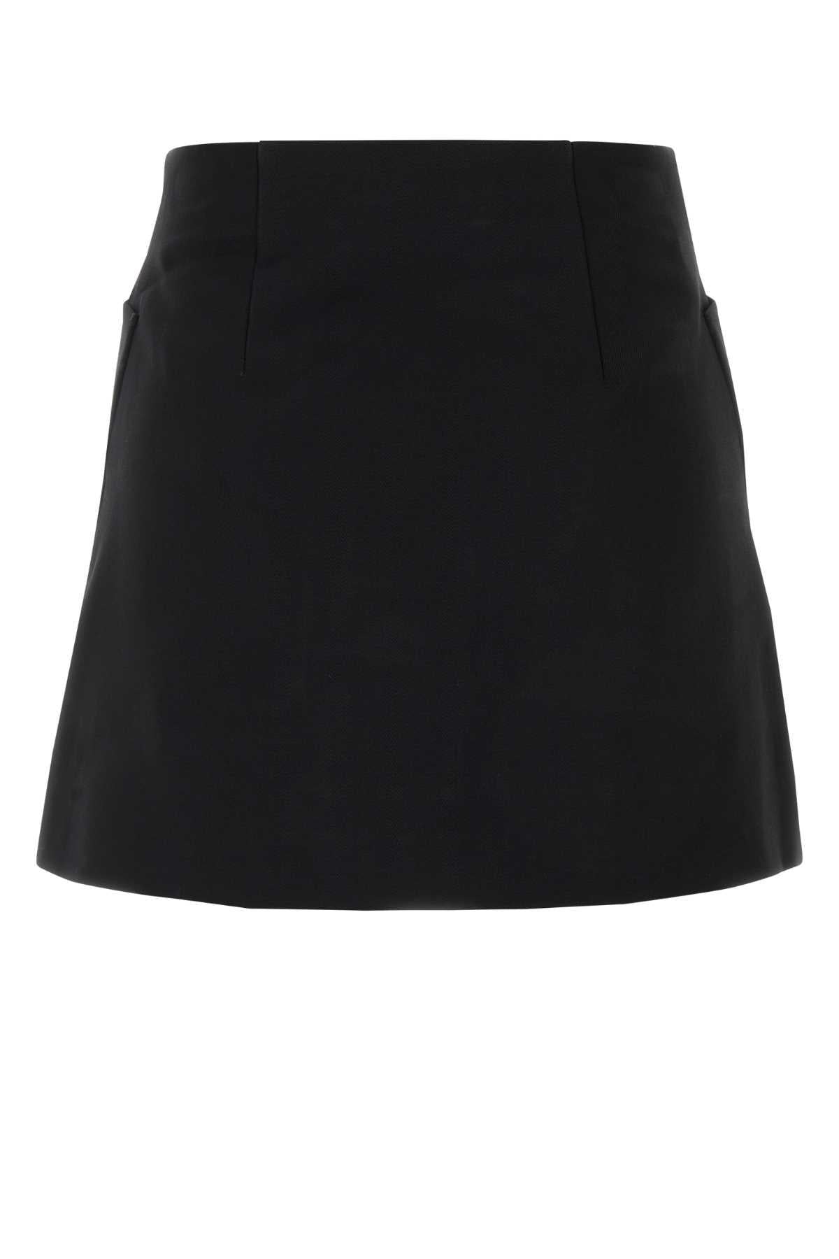 PRADA Black Mini Skirt Women’s SS25