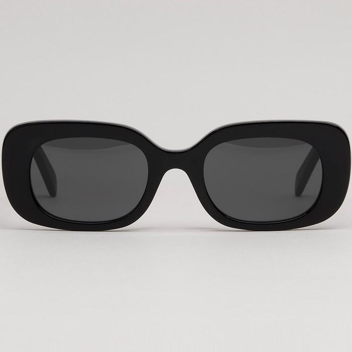CELINE Black Acetate Geek-Chic Unisex Sunglasses