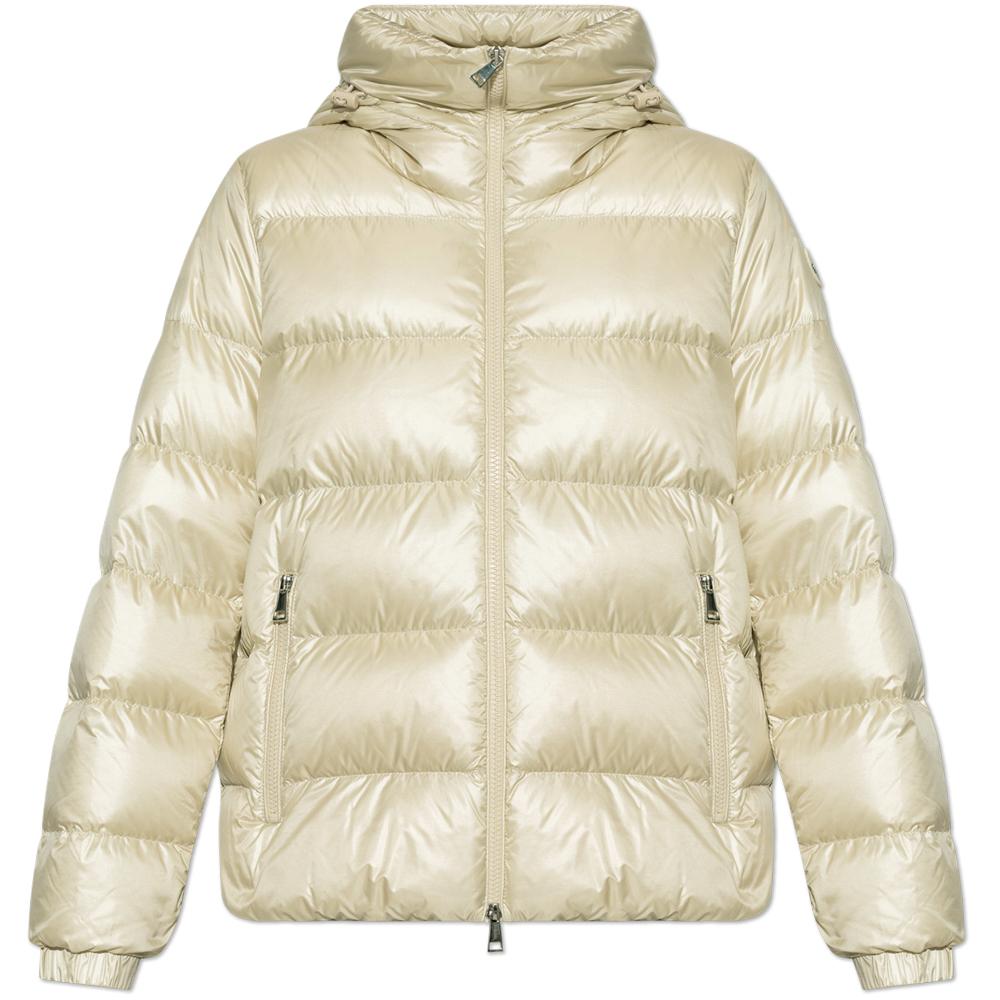 Moncler BIRON Logo Patch Down Puffer Jacket for Women 1A000 91 597WN 034