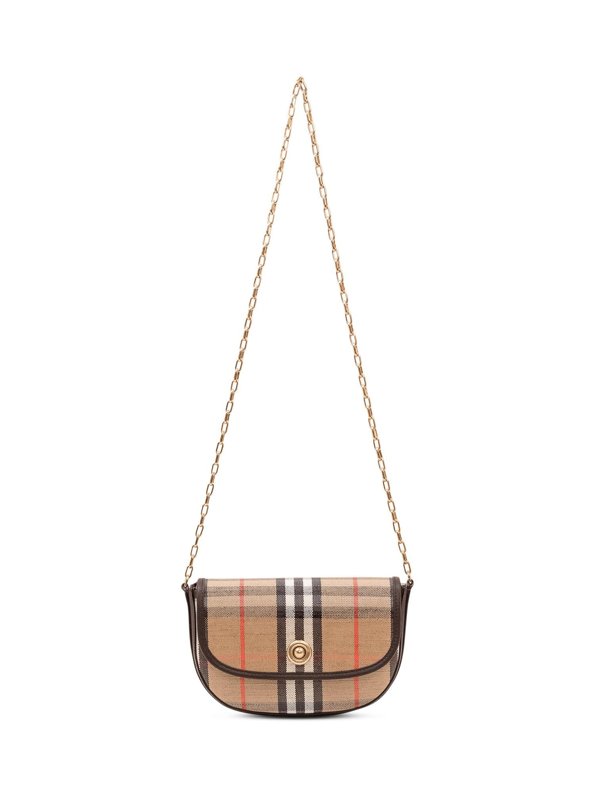 BURBERRY Black Leather Clutch Bag